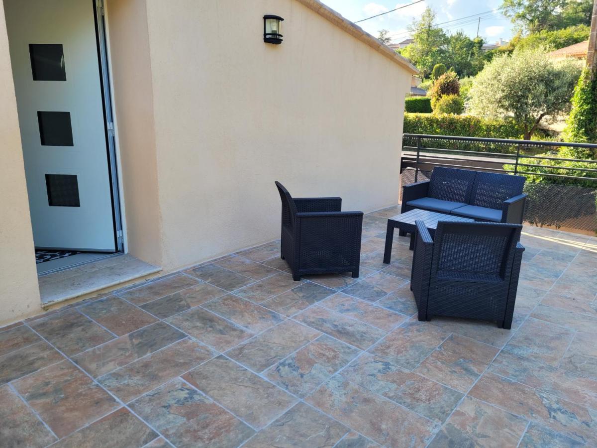 Villa L'Abaguie-Charmant Logement Au Calme Entre Mer Et Montagne Cagnes-sur-Mer Eksteriør billede